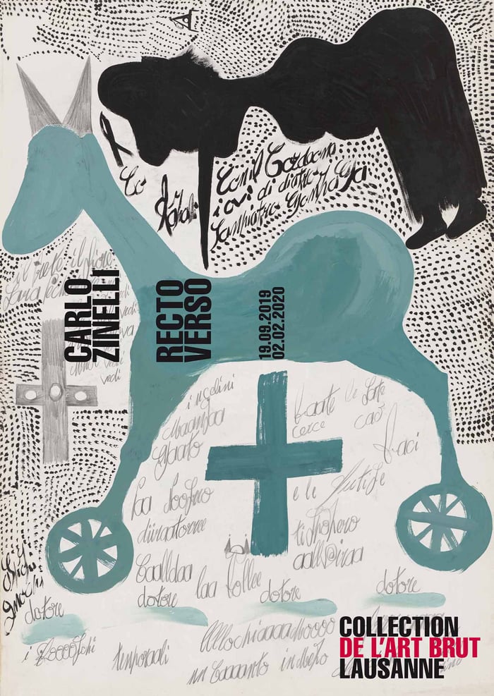 Carlo Zinelli, recto verso