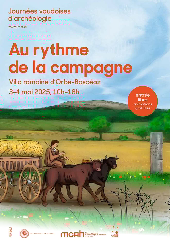 Journées vaudoises d'archéologie. Au rythme de la campagne
