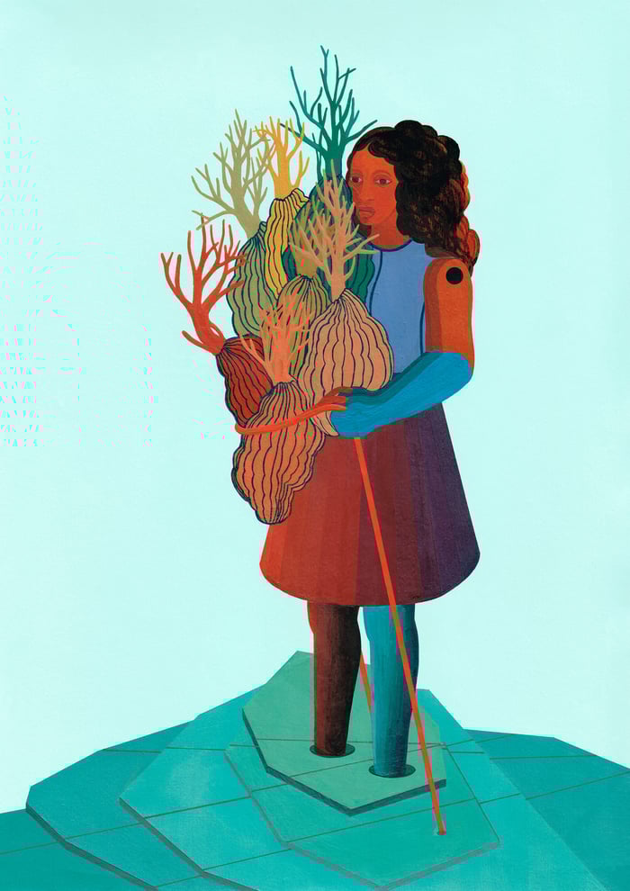 Otobong Nkanga. I dreamt of you in colours