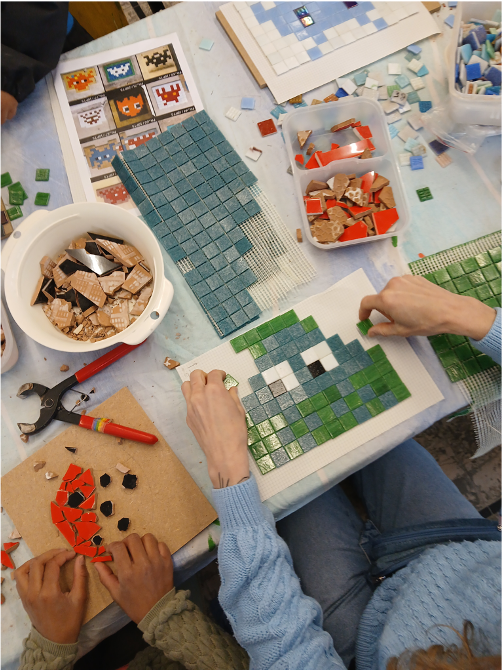 Atelier de mosaïque avec Marjorie Burnand