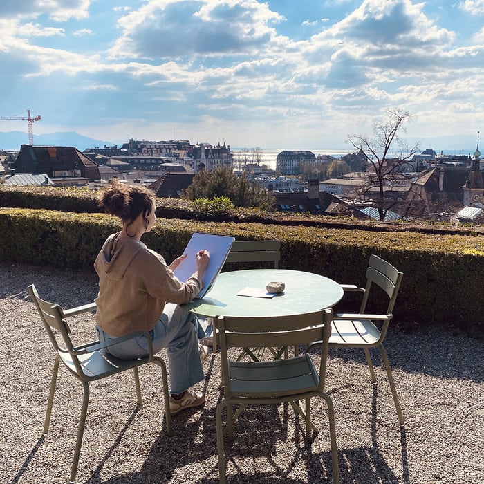 Dessin dans le jardin du musée avec l'artiste Isabelle Schiper (dès 10 ans)