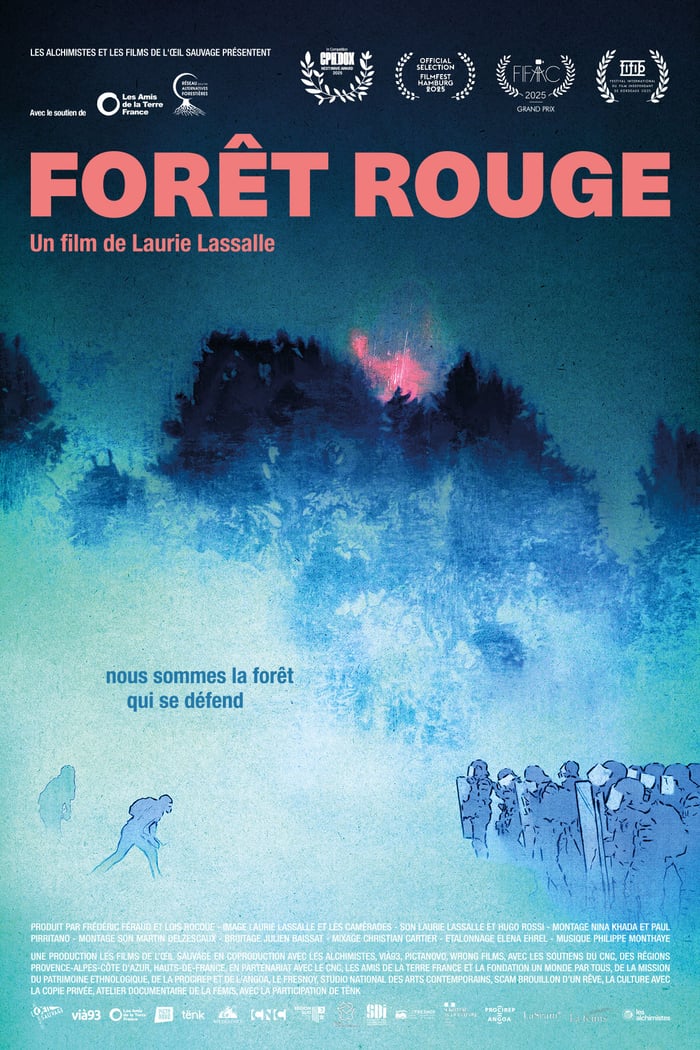 Projection - Forêt rouge